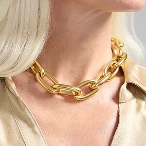 J crew metallic necklace